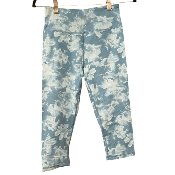 Ideology Blue+White Capri Leggings - Picture 2 of 3